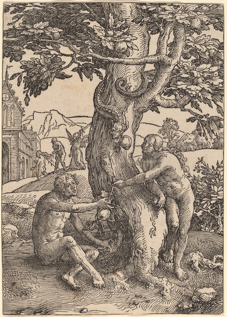 Adam og Eva af Lucas van Leyden