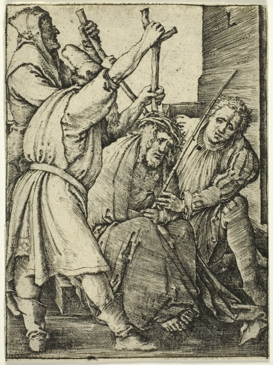 Kristus kronet med torne af Lucas van Leyden