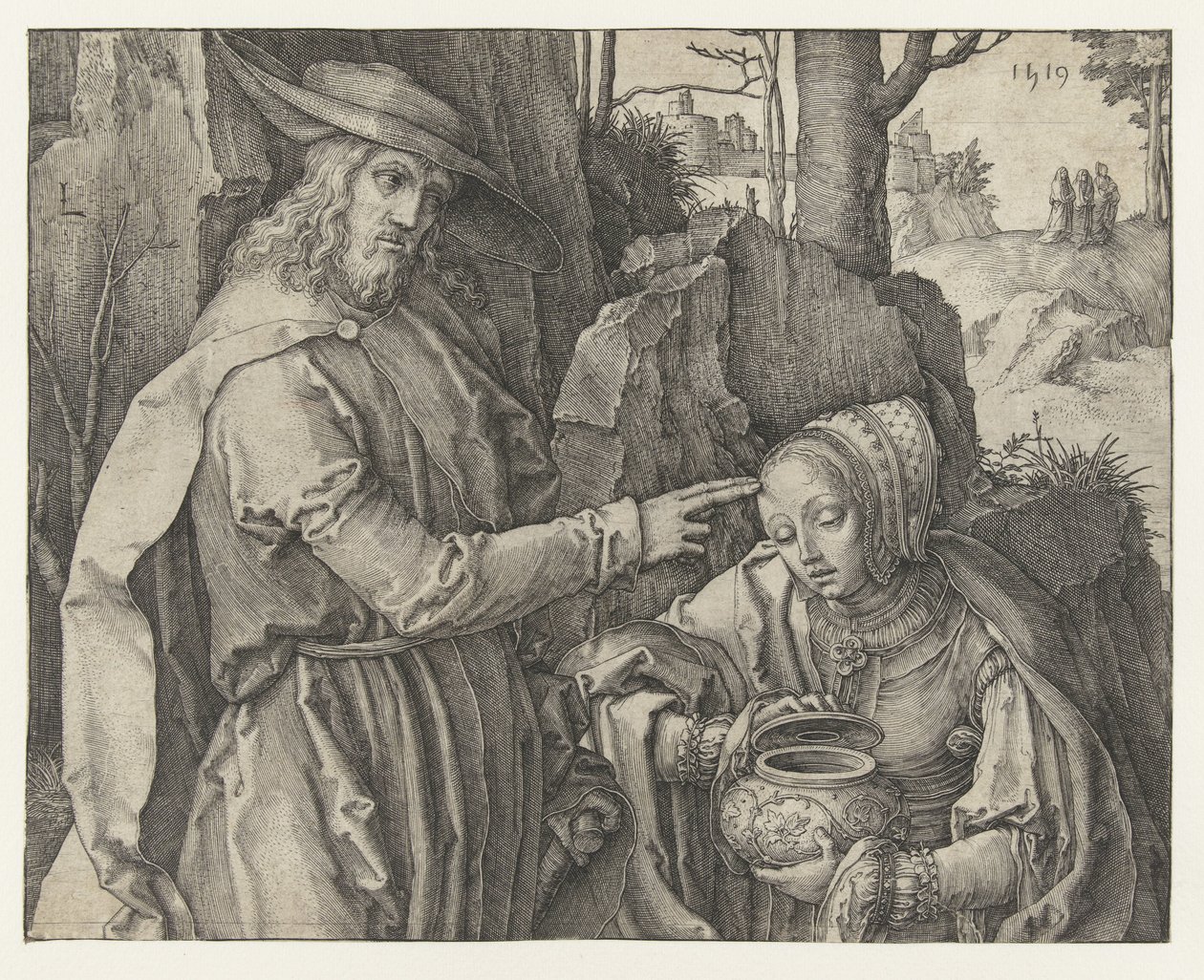 Kristus viser sig for Maria Magdalene af Lucas van Leyden