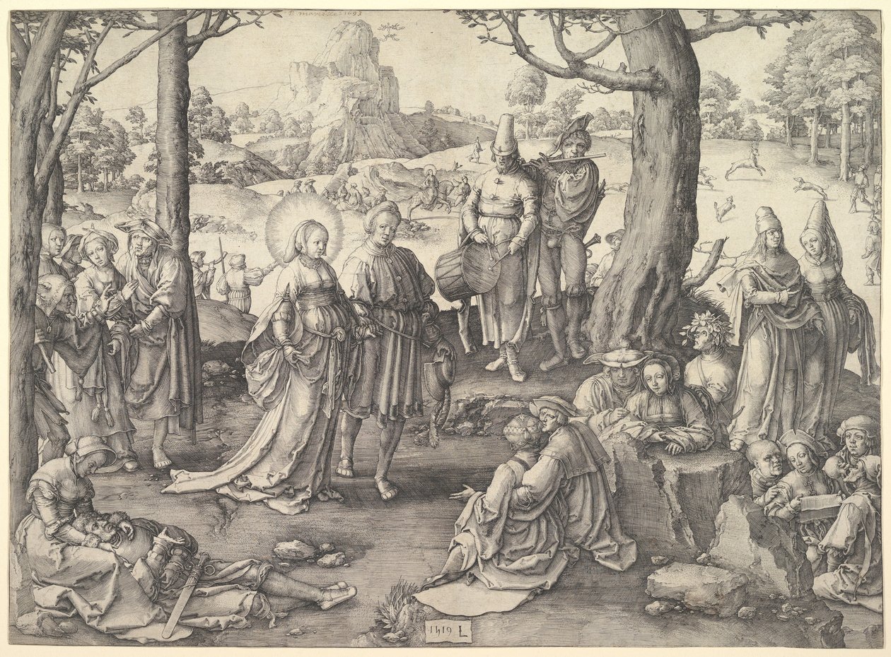 Sankt Maria Magdalenas dans af Lucas van Leyden