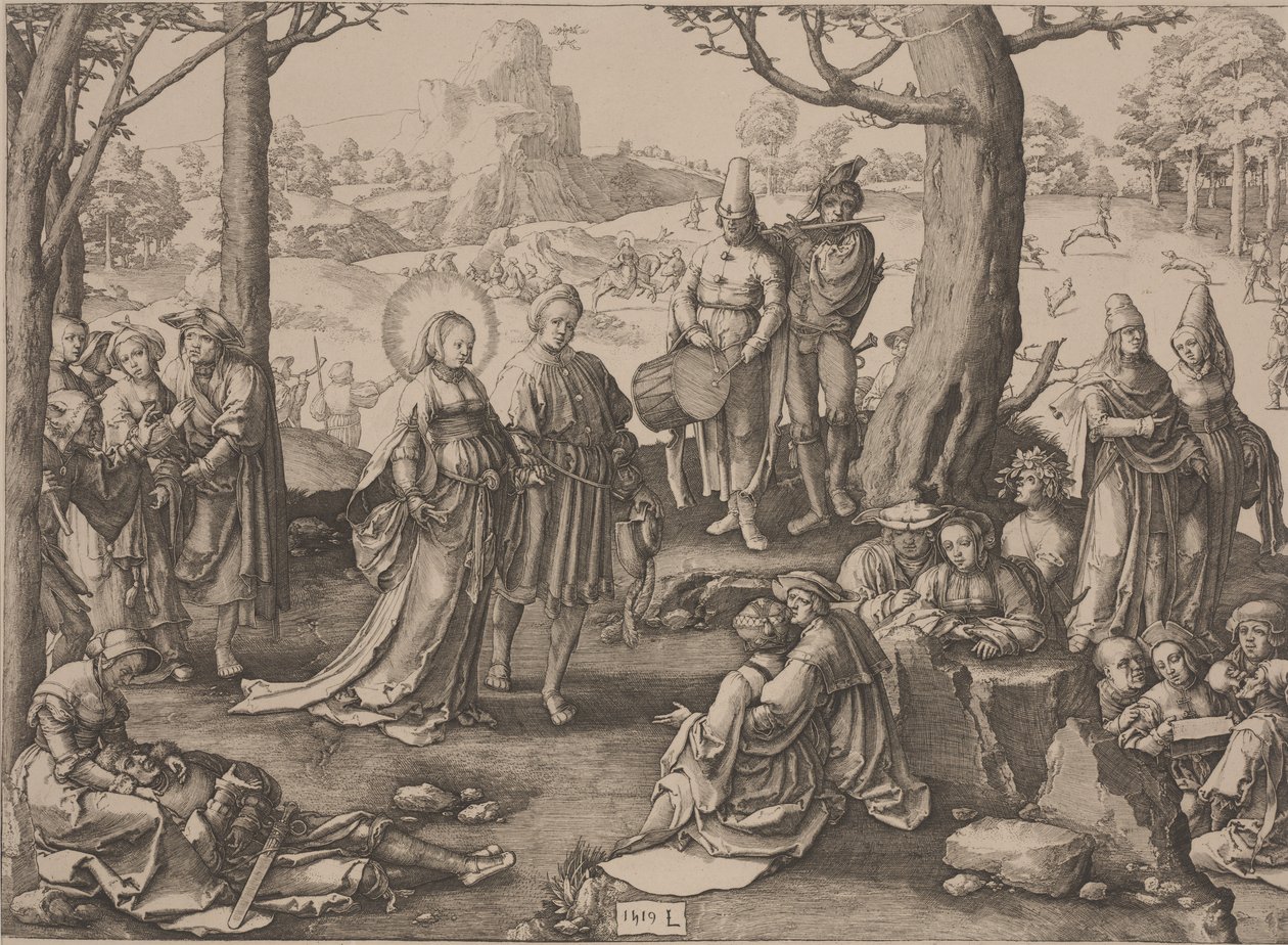 Magdalenas dans af Lucas van Leyden