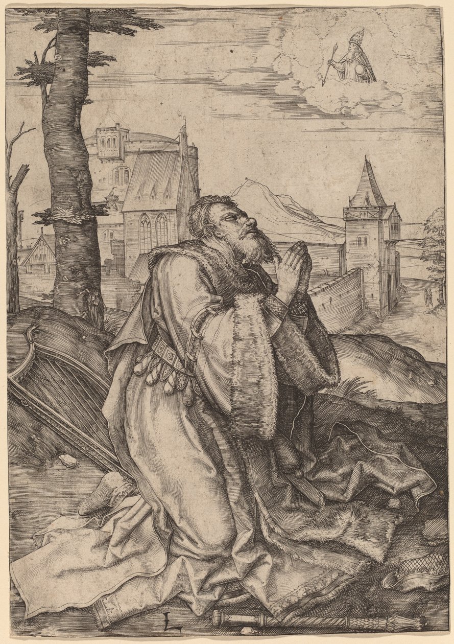 David beder af Lucas van Leyden