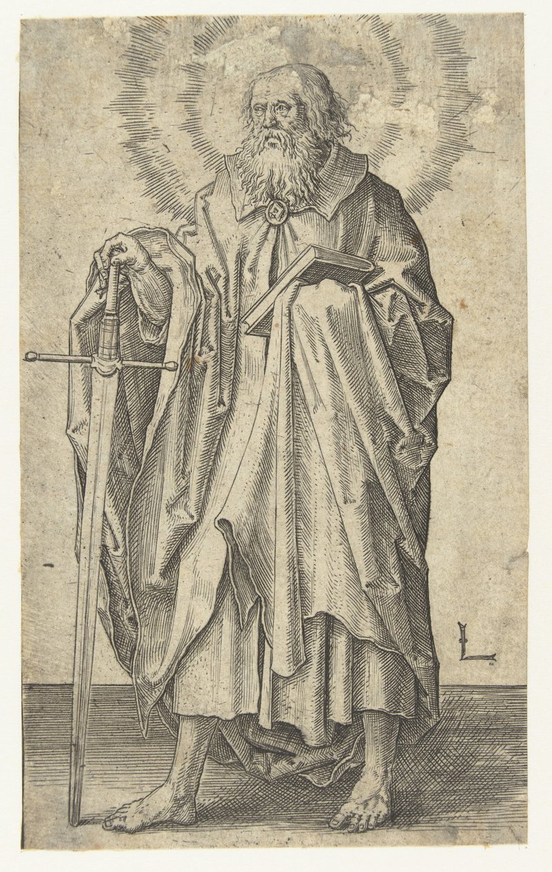 Apostlen Paulus Kristus og apostlene (serietitel) af Lucas van Leyden