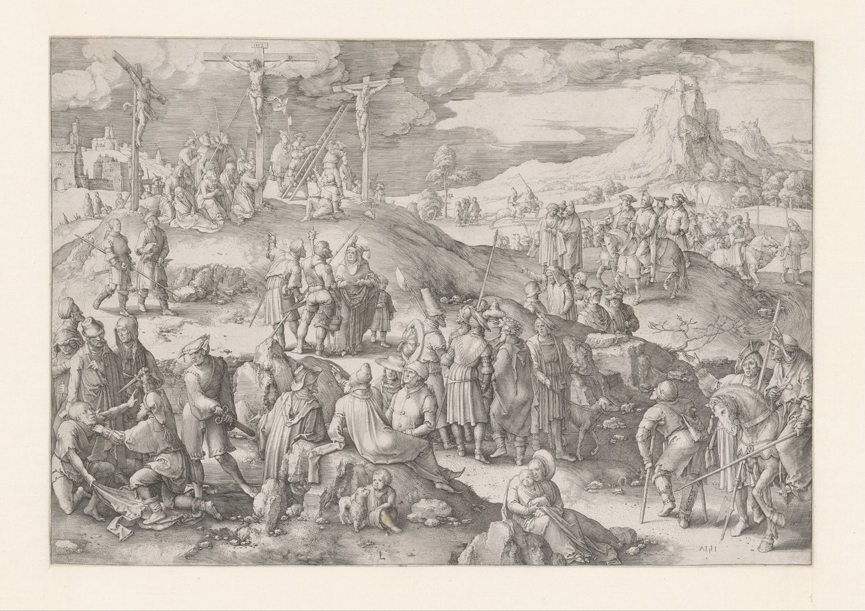 Kalvariebjerget af Lucas van Leyden