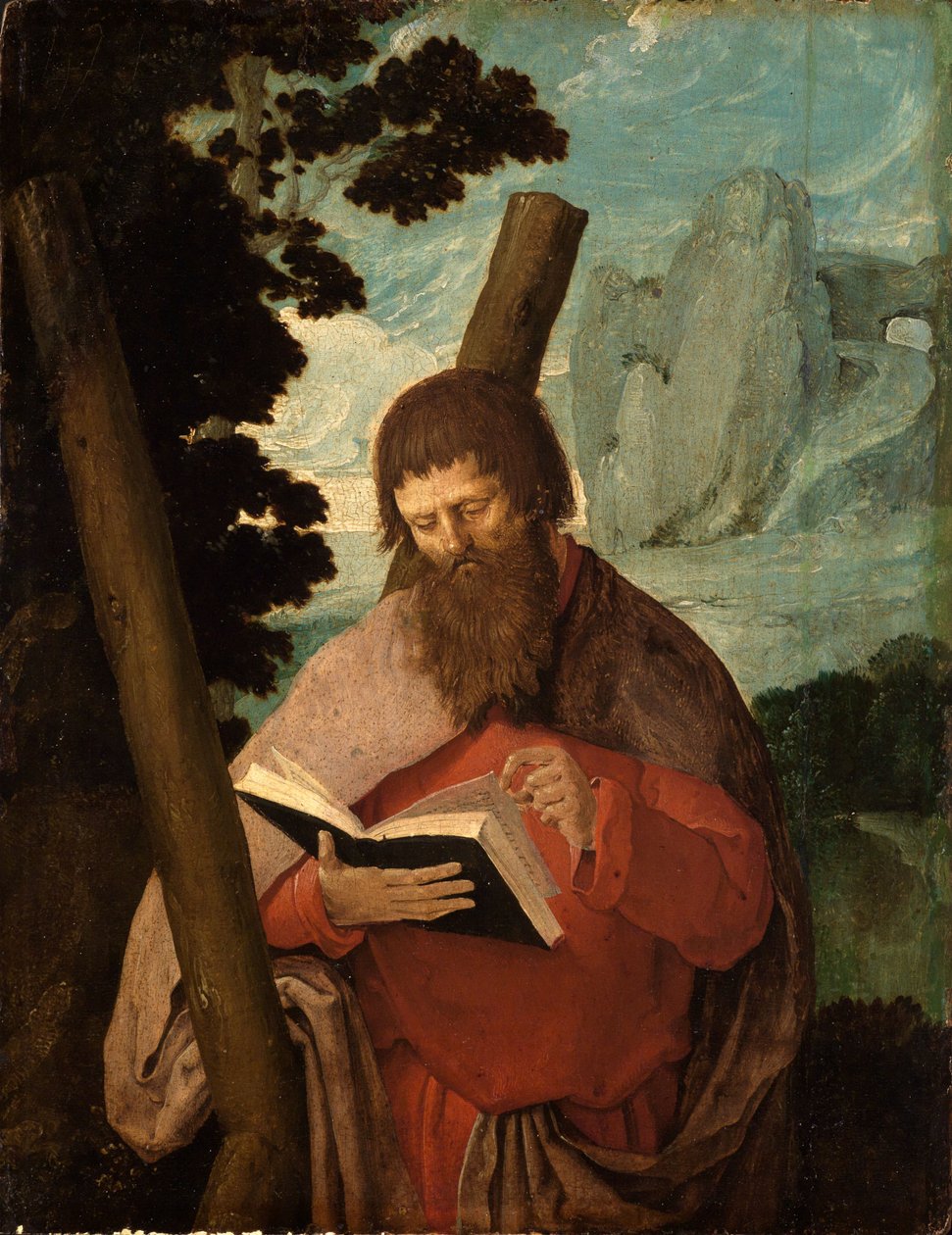 Sankt Andreas i halvfigur af Lucas van Leyden