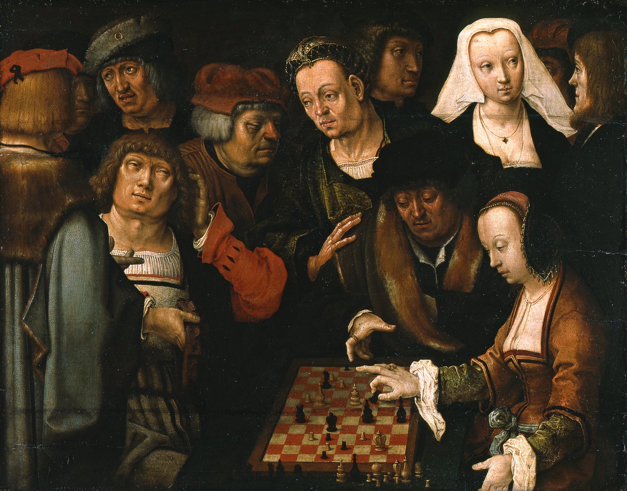 Skakpartiet af Lucas van Leyden
