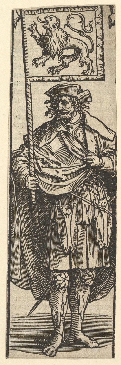 Dirk førstegreve af Holland, 1517. af Lucas van Leyden