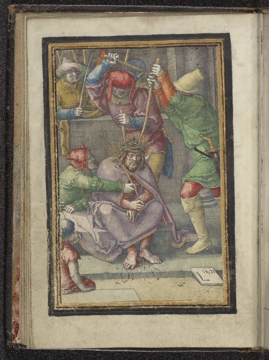 kronede torne Passion of Christ (serietitel) af Lucas van Leyden