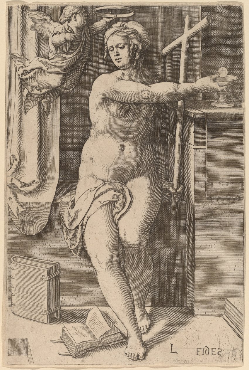 Fides (tro) af Lucas van Leyden