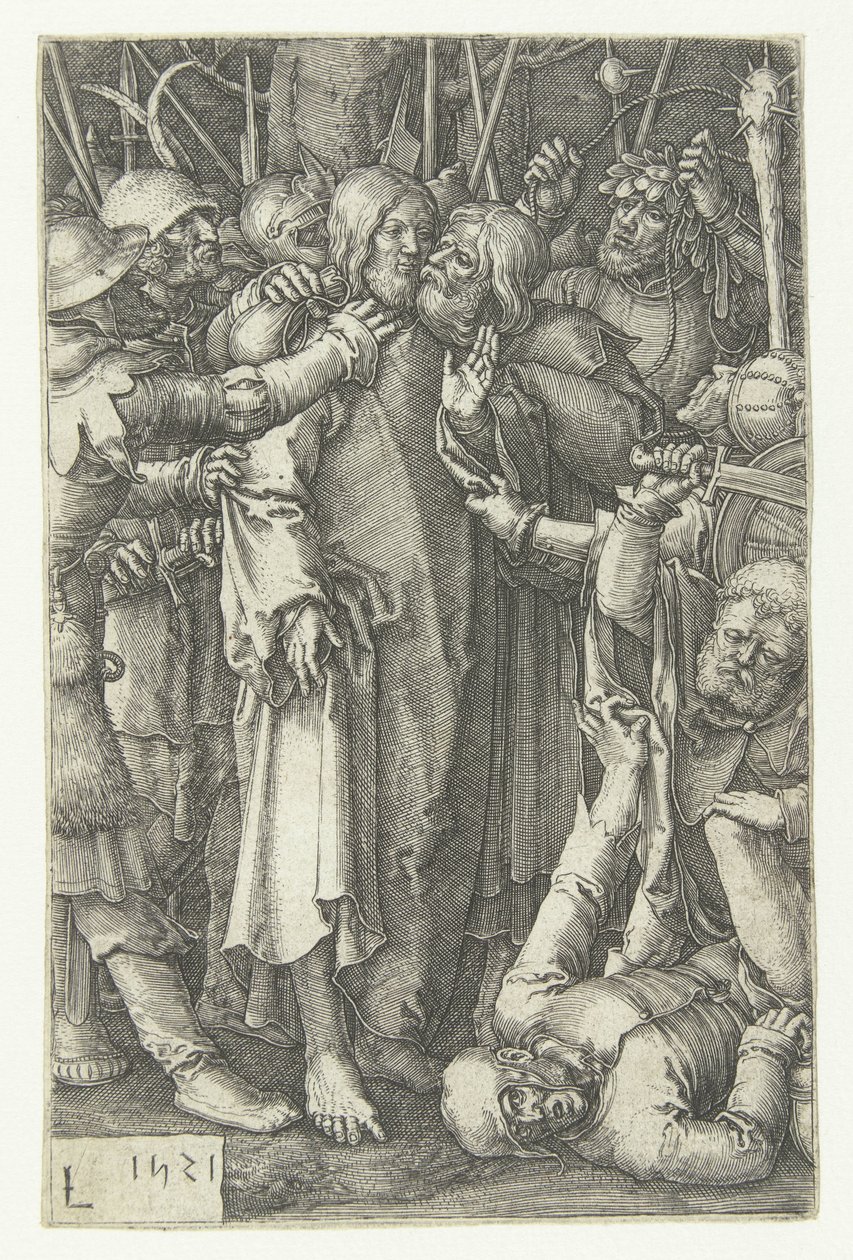 Kristi fangenskab The Little Passion (serietitel) af Lucas van Leyden