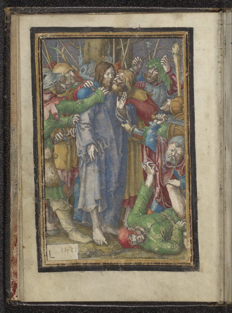 Kristi fangenskab Passion of Christ (serietitel) af Lucas van Leyden