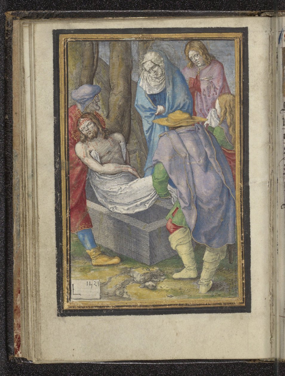 Begravelse Passion of Christ (serietitel) af Lucas van Leyden