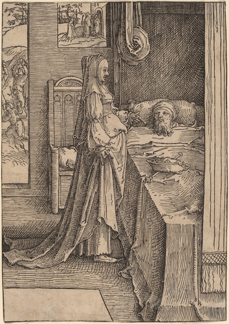 Jesabel og Akab af Lucas van Leyden
