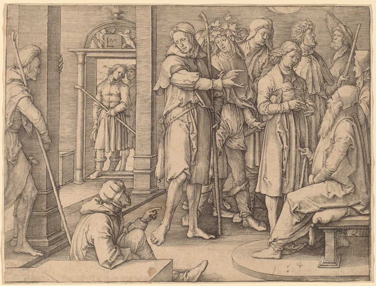 Joseph fortolker sin drøm til Jakob af Lucas van Leyden