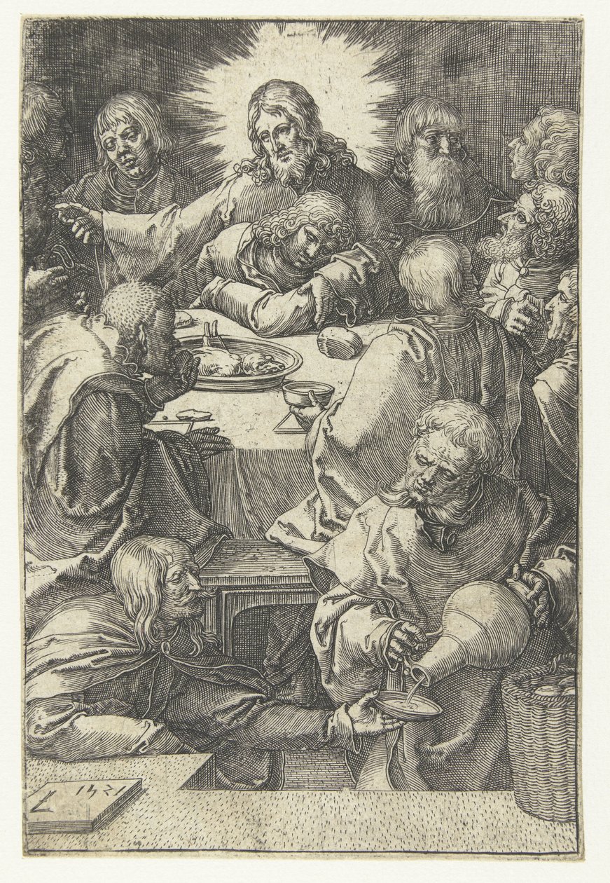 Sidste aftensmad The Little Passion (serietitel) af Lucas van Leyden