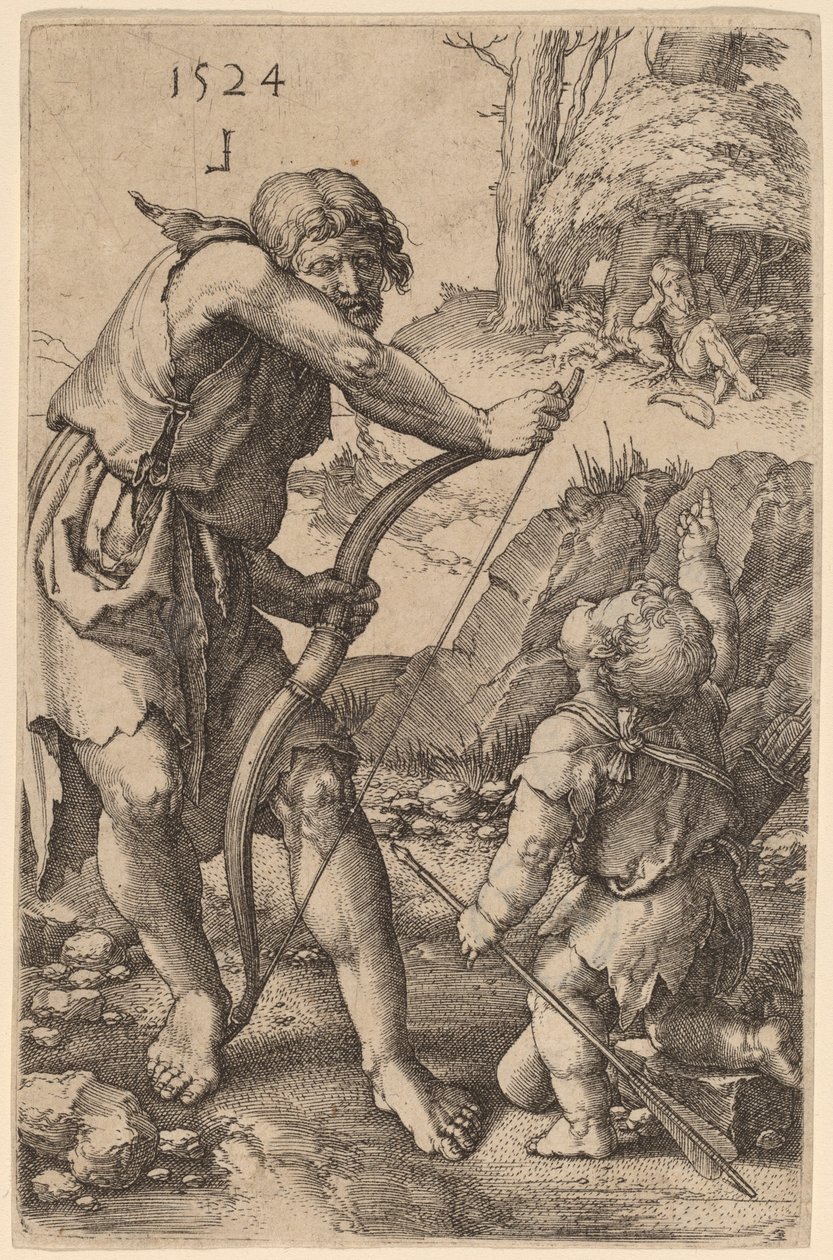 Lamek og Kain af Lucas van Leyden