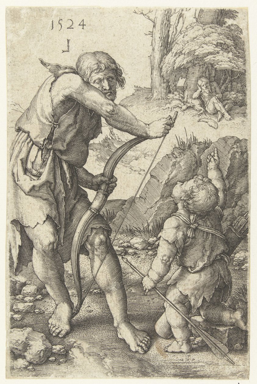 Lamek og Kain af Lucas van Leyden