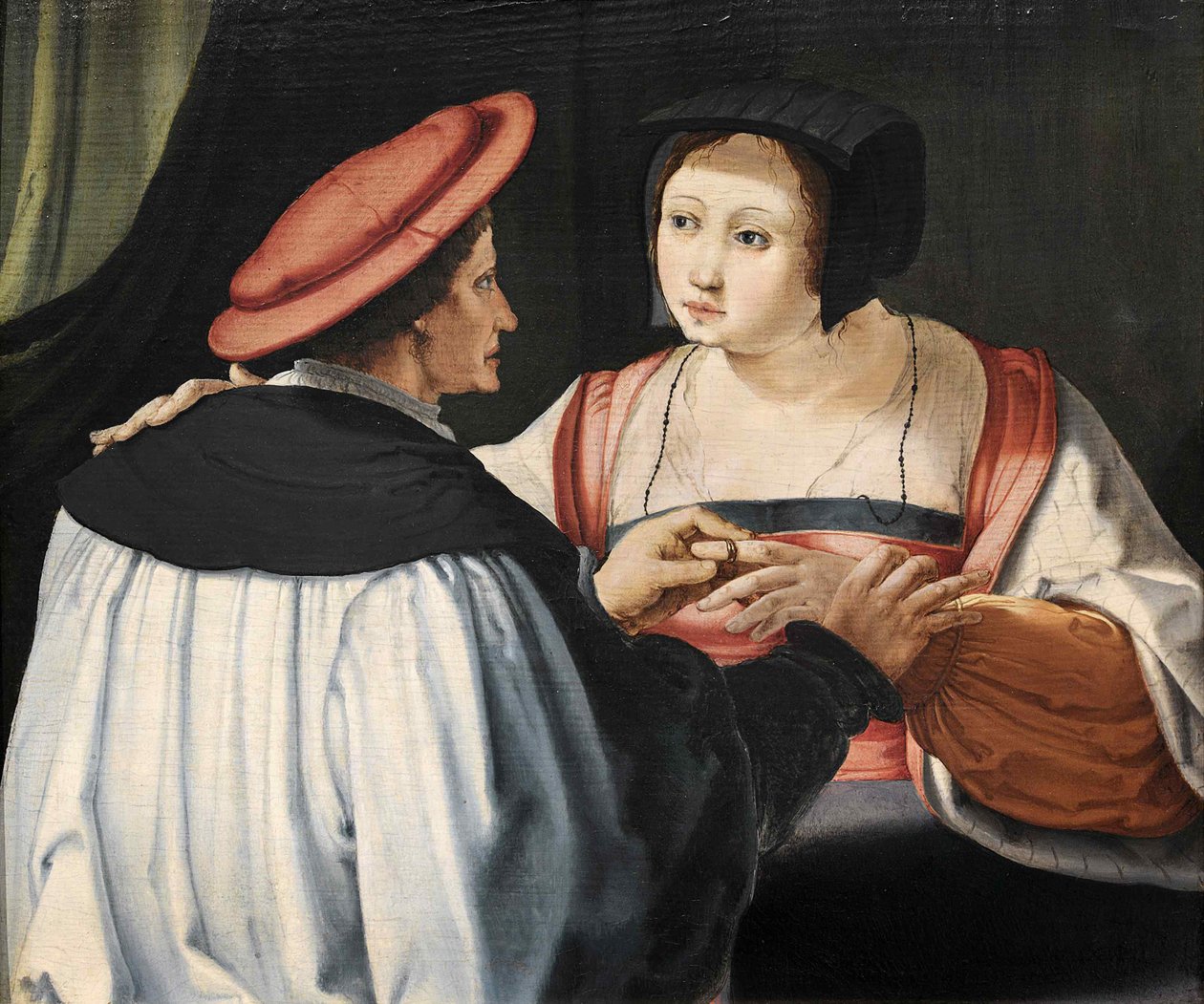 Den forlovede Den forlovede, ca. 1525. af Lucas van Leyden