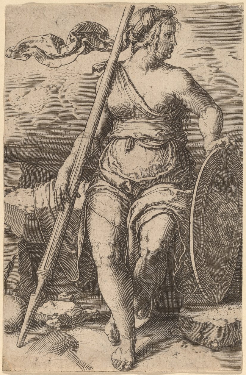 Pallas Athene af Lucas van Leyden
