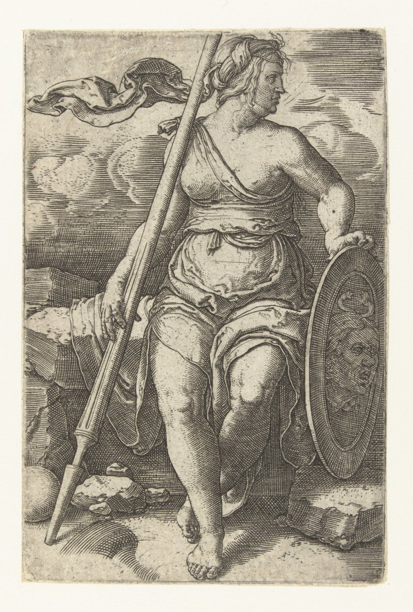 Pallas Athene af Lucas van Leyden
