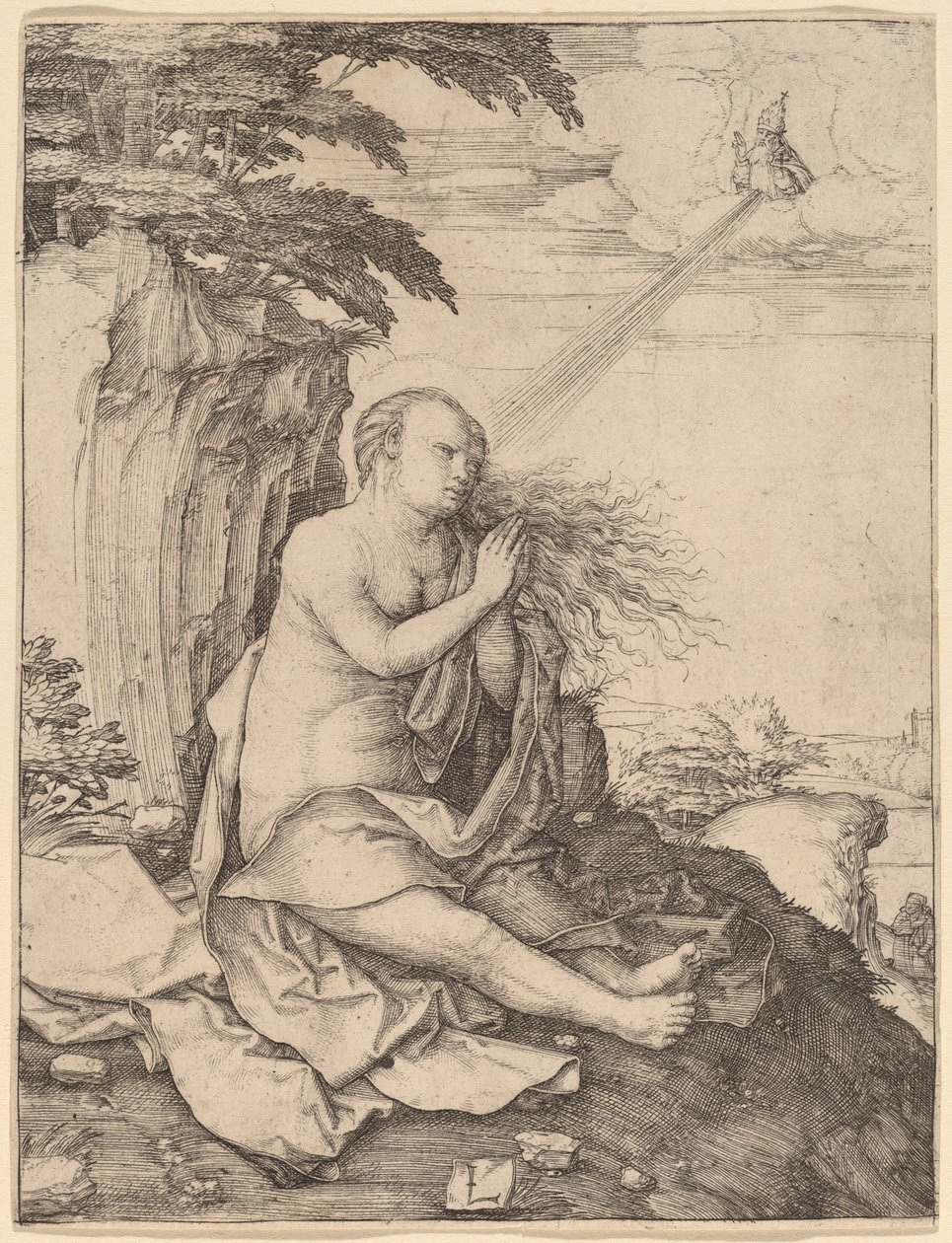 Sankt Maria Magdalena i ørkenen af Lucas van Leyden