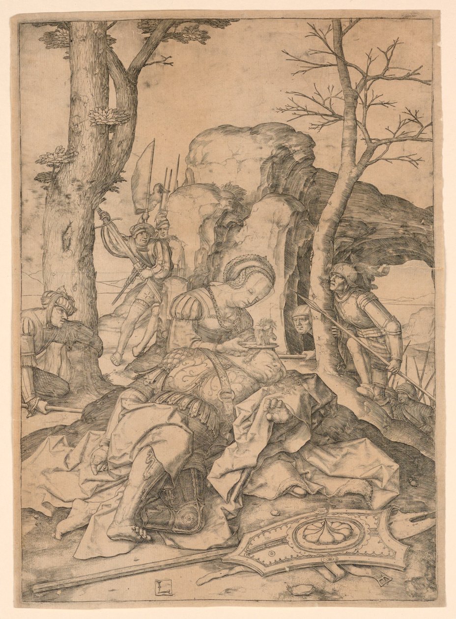 Samson og Delila af Lucas van Leyden