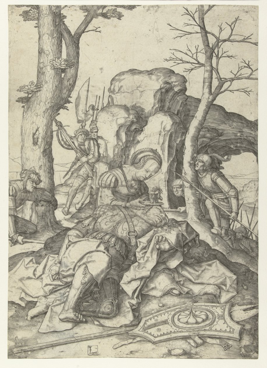 Samson og Delila af Lucas van Leyden
