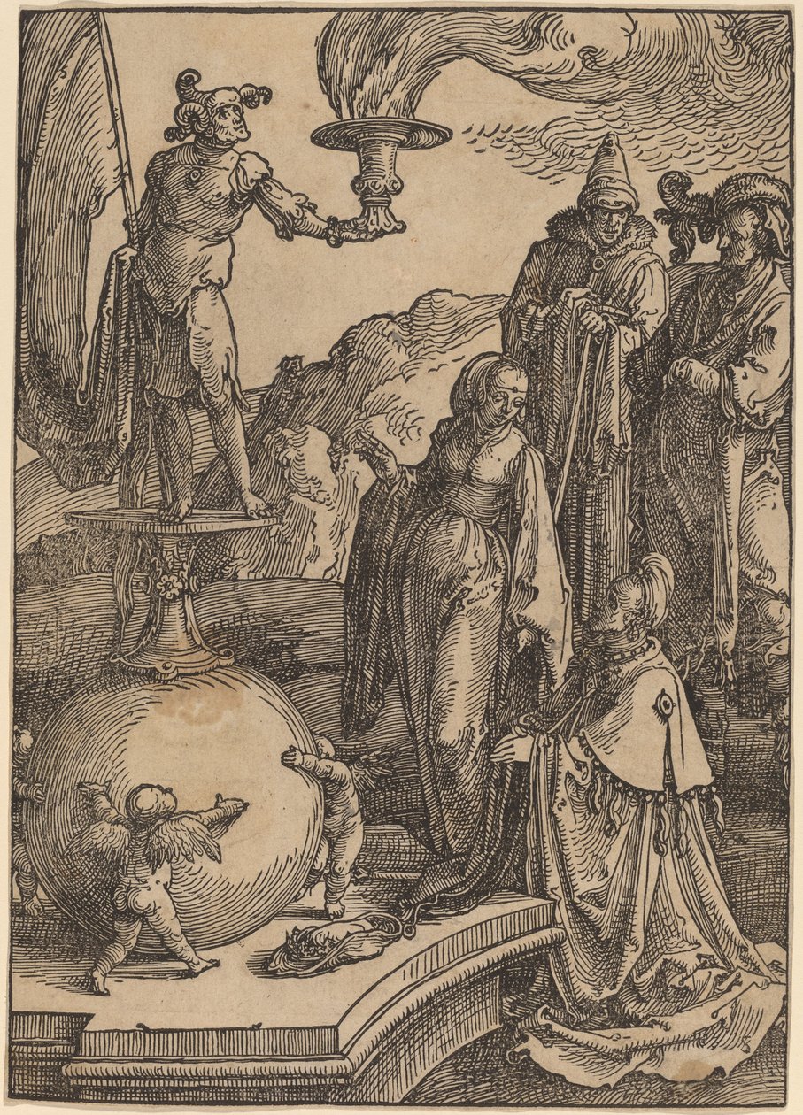 Salomons afgudsdyrkelse af Lucas van Leyden