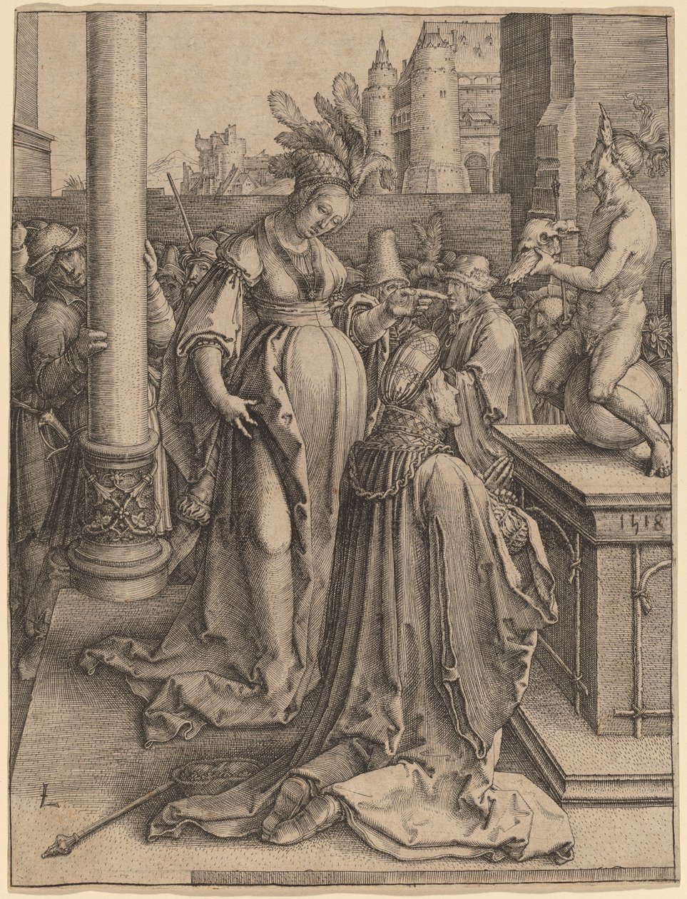 Salomons afgudsdyrkelse af Lucas van Leyden