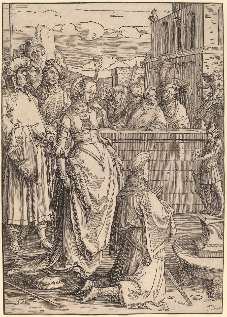 Salomons afgudsdyrkelse af Lucas van Leyden