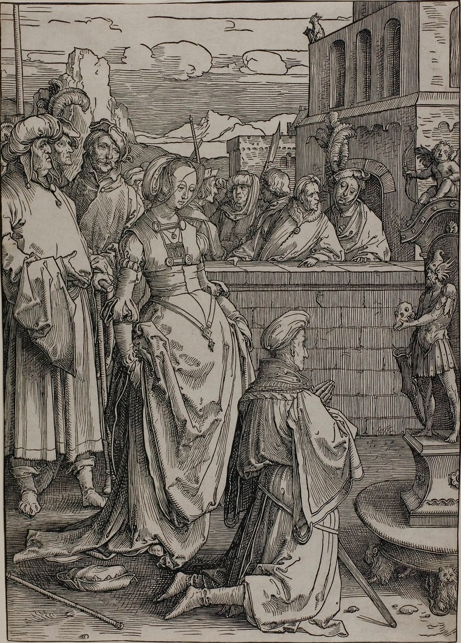 Salomons afgudsdyrkelse af Lucas van Leyden