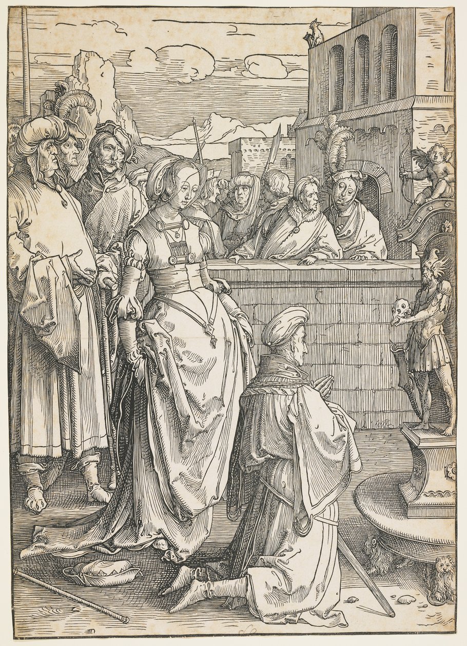 Salomons afgudsdyrkelse, ca. 1512 af Lucas van Leyden