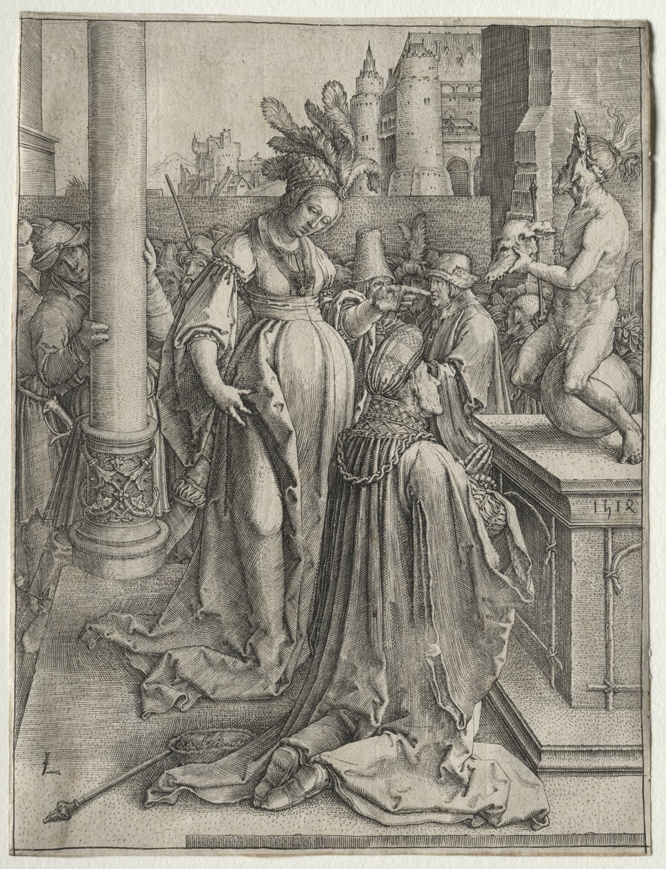 Salomons afgudsdyrkelse af Lucas van Leyden