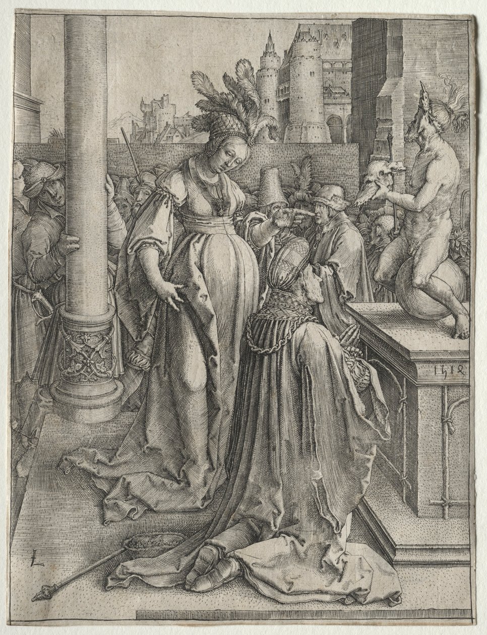 Salomons afgudsdyrkelse, 1514. af Lucas van Leyden