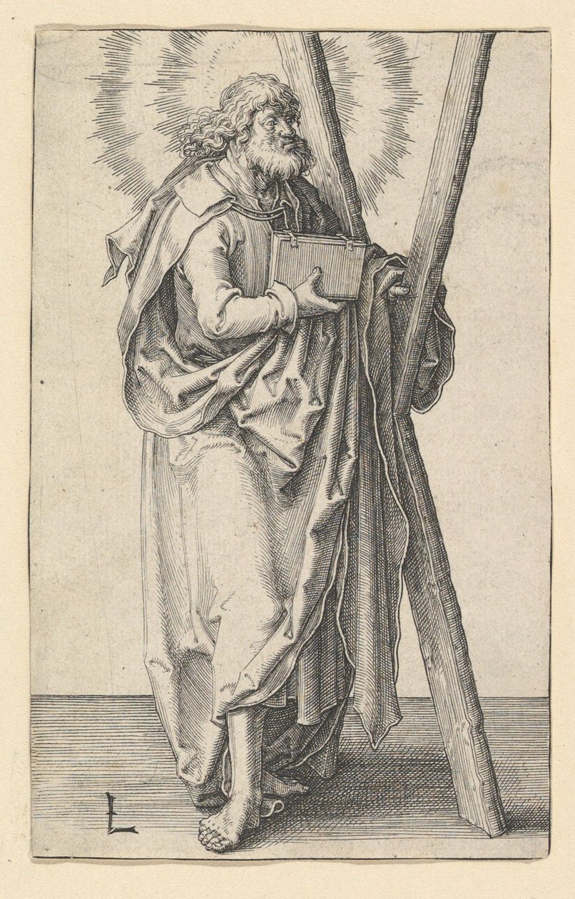 St. Andrew, ca. 1510. af Lucas van Leyden