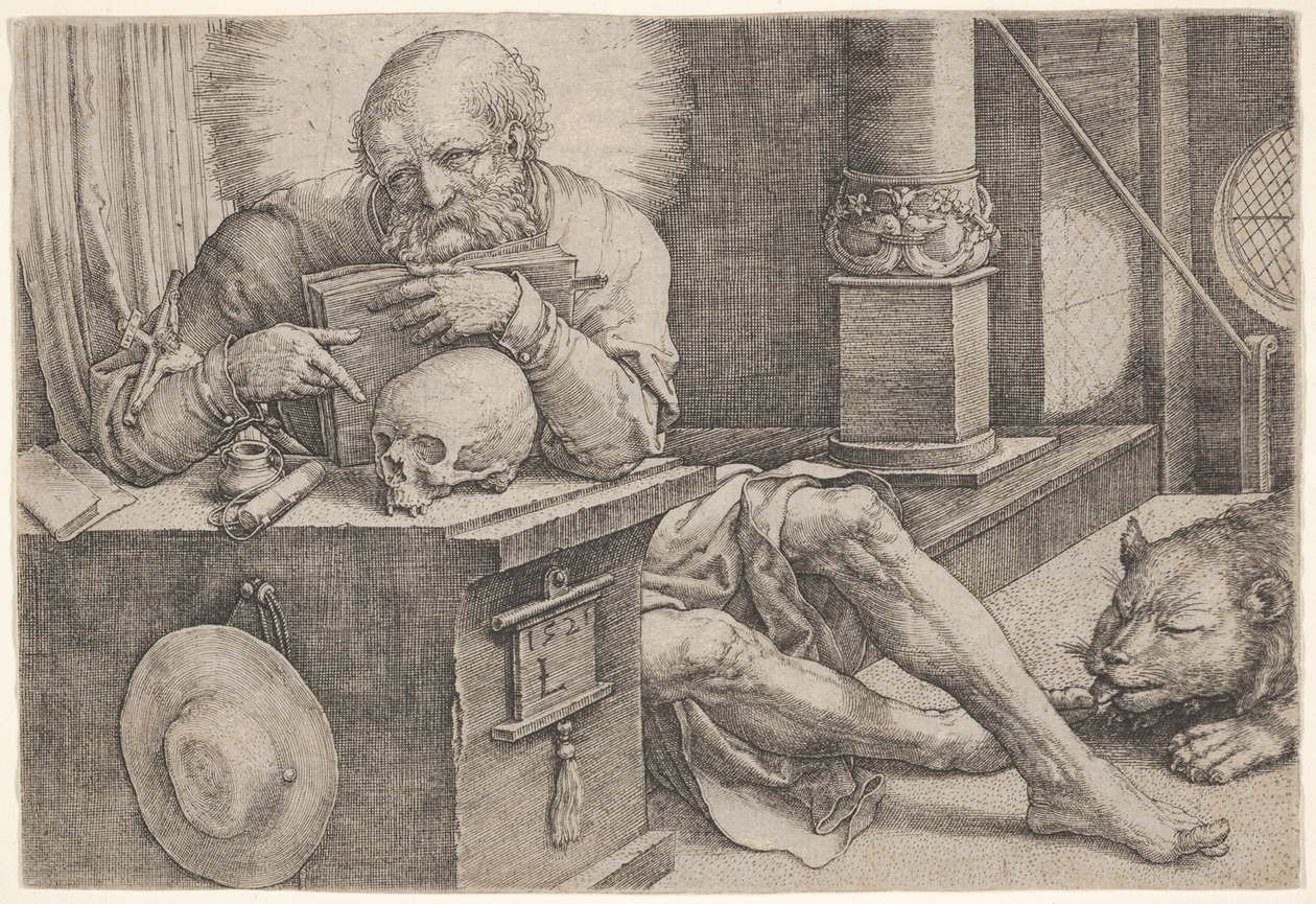 Sankt Hieronymus af Lucas van Leyden