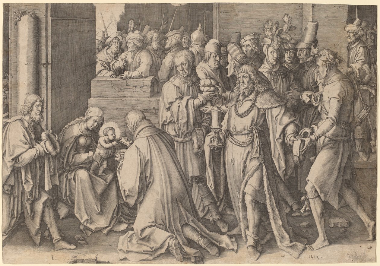 Magiernes tilbedelse af Lucas van Leyden