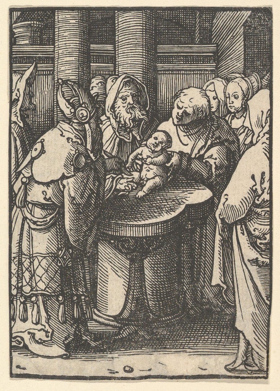 Omskærelsen, ca. 1520. af Lucas van Leyden