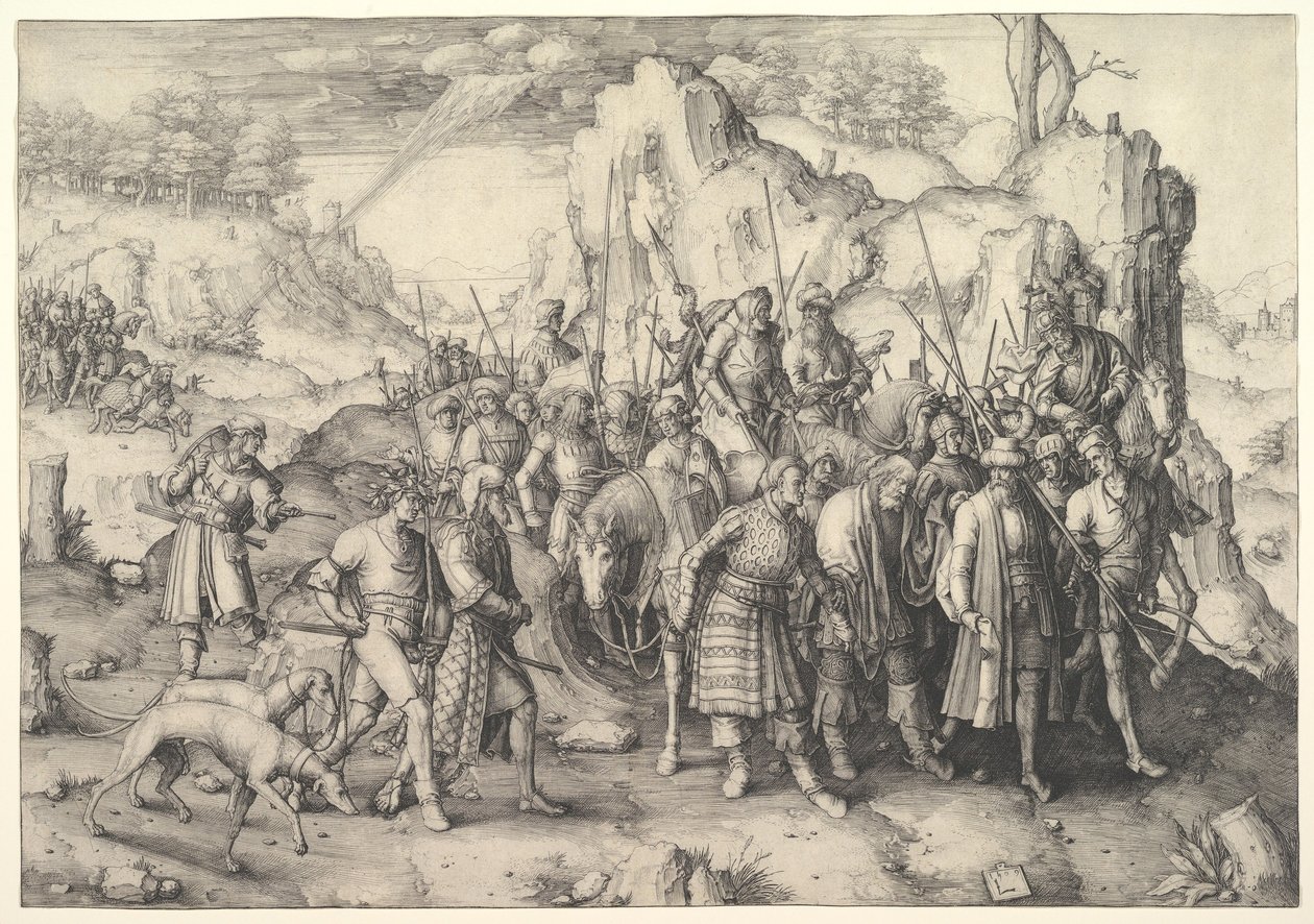 St. Pauls omvendelse, 1509. af Lucas van Leyden