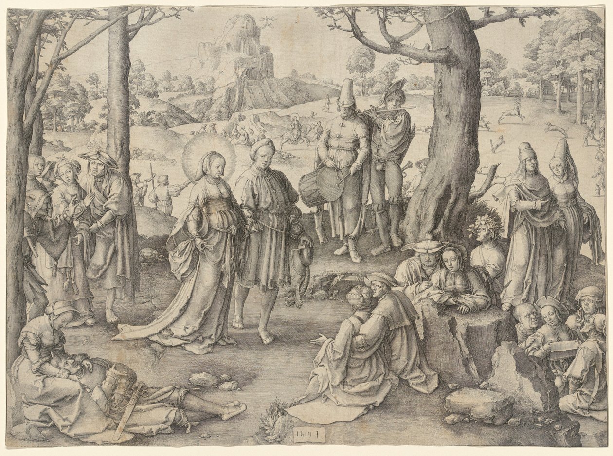 Sankt Maria Magdalenas dans af Lucas van Leyden