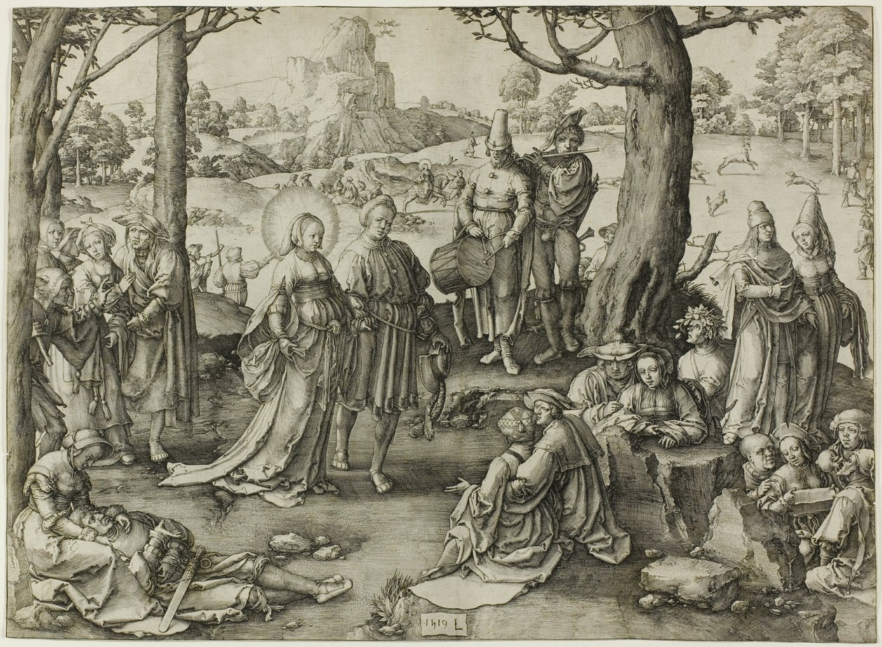 Sankt Maria Magdalenas dans af Lucas van Leyden