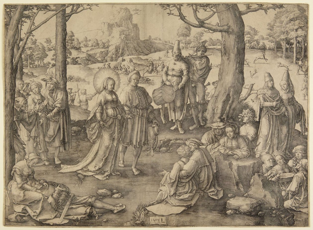 Magdalenes dans af Lucas van Leyden