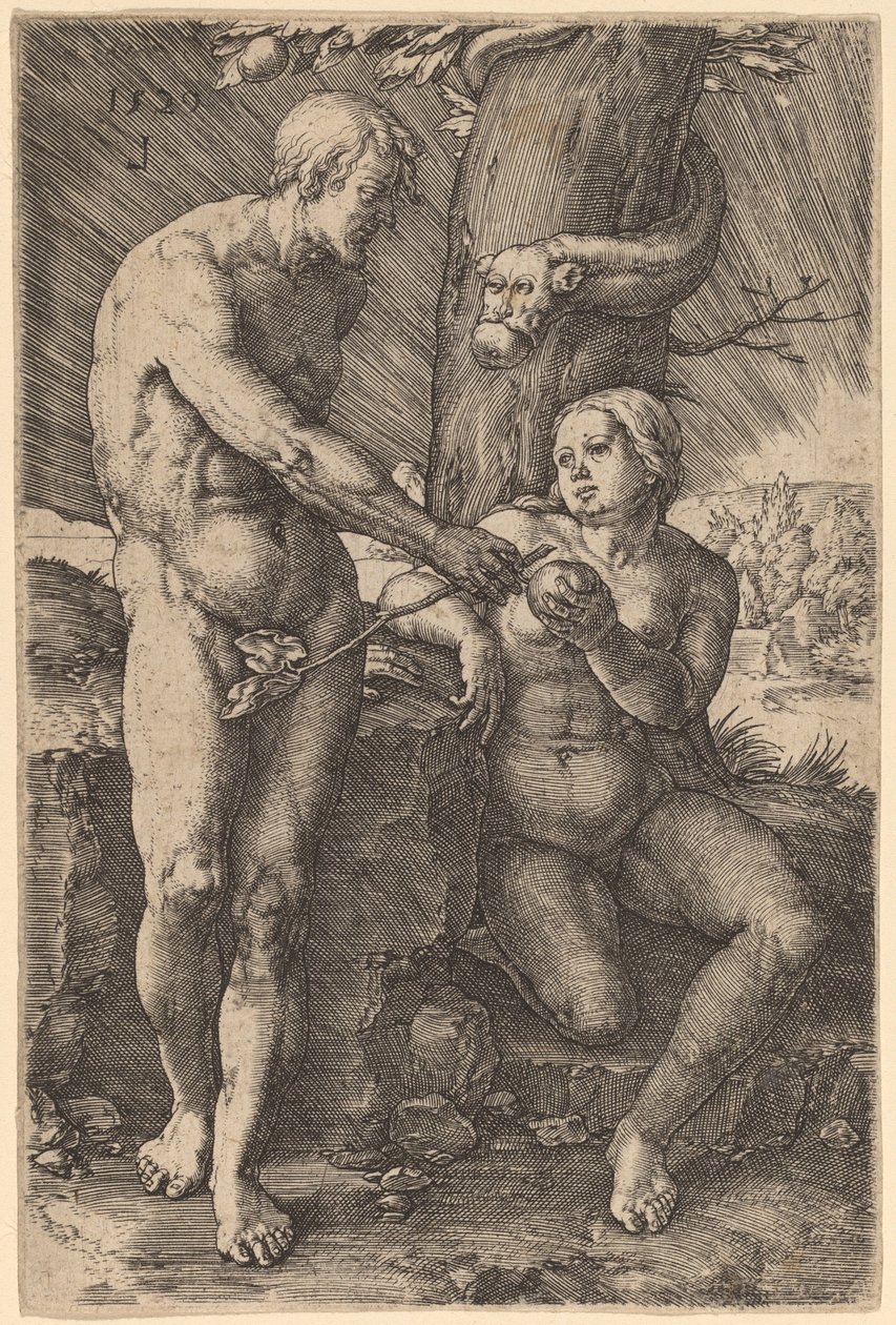 Menneskets Fald af Lucas van Leyden