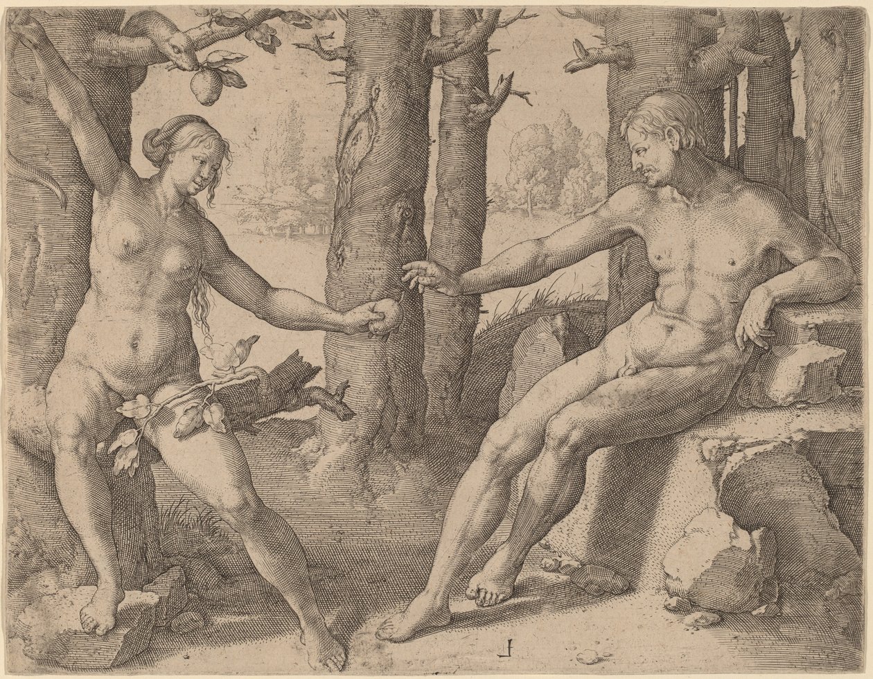 Menneskets Fald af Lucas van Leyden