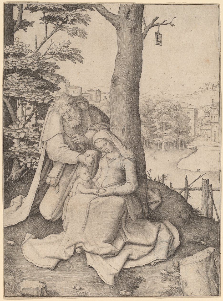 Den hellige familie af Lucas van Leyden