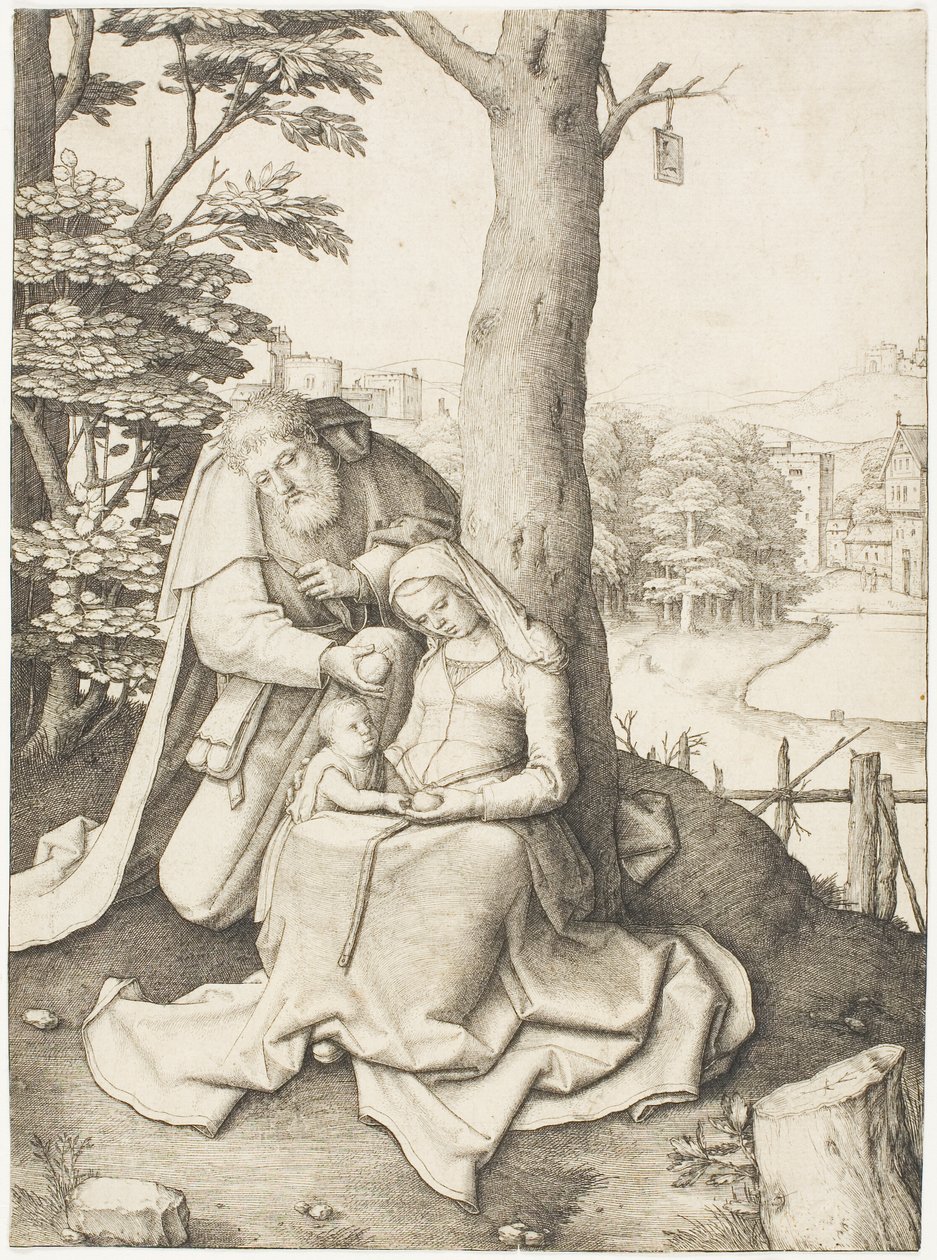 Den hellige familie af Lucas van Leyden