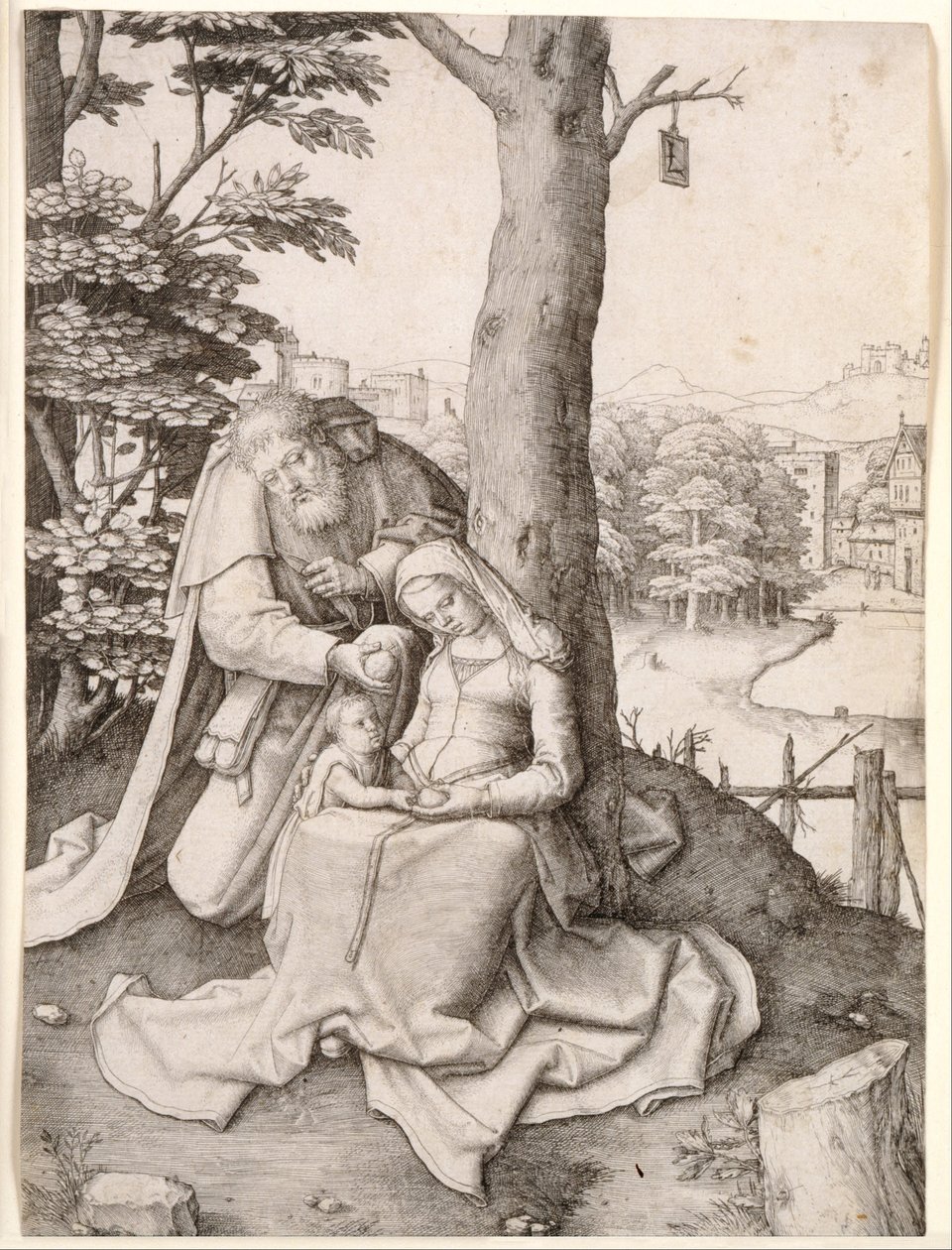 Den hellige familie af Lucas van Leyden