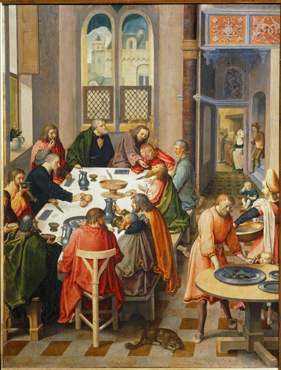 Den sidste nadver ... af Lucas van Leyden