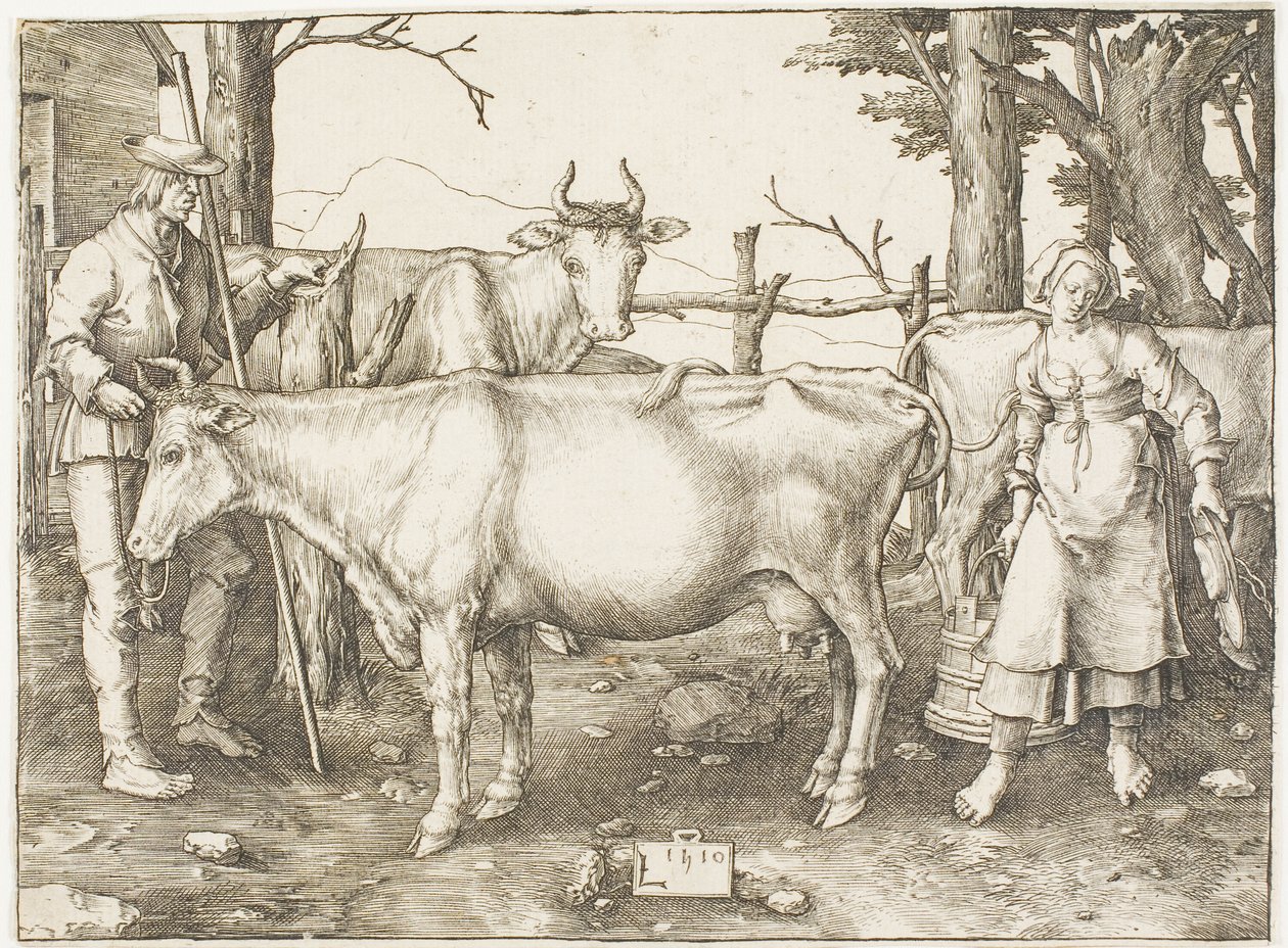 Mælkepigen af Lucas van Leyden