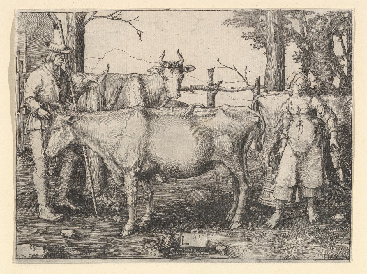Malkepigen af Lucas van Leyden